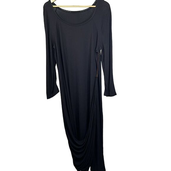 ANNETTE GORTZ Women’s Two Piece Cardigan Draped Dress Set Brown Size Large - Picture 5 of 15